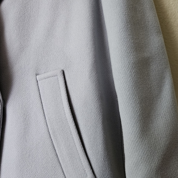 Zara Women's Soft Ligth Blue Trench Coat - Picture 6 of 14